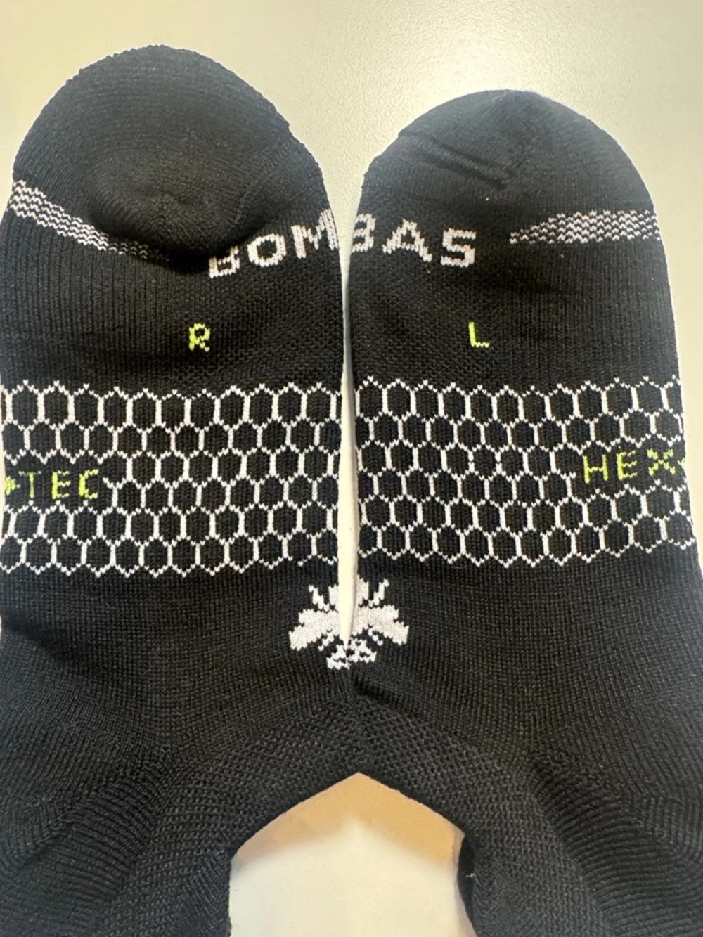 Bombas NWT Hex-Tec 3PR Unisex SZ: Medium Color:Blue, Black, White